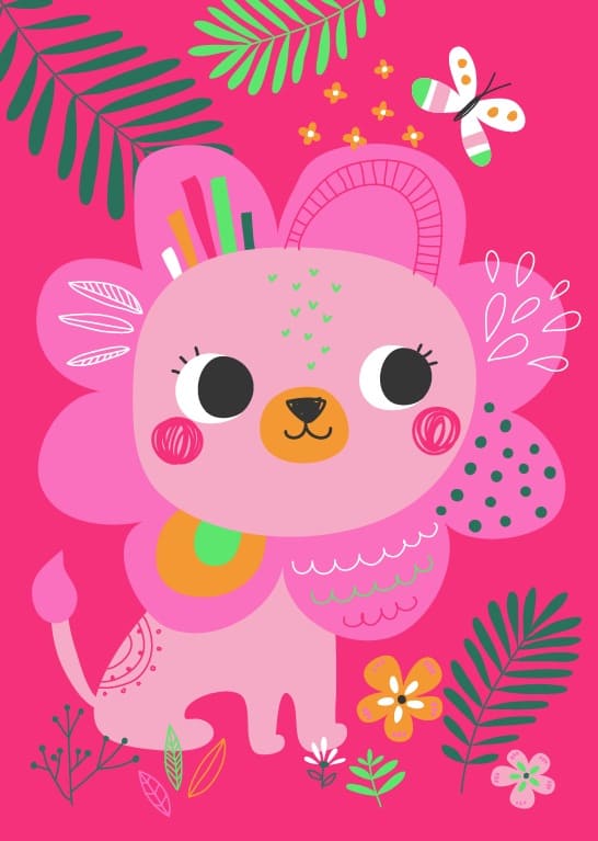 buho de colores