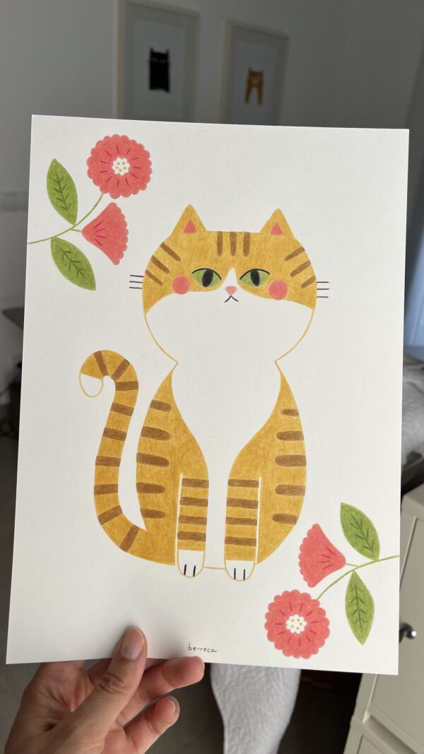 Retrato original de tu mascota a lápices de colores (A4)